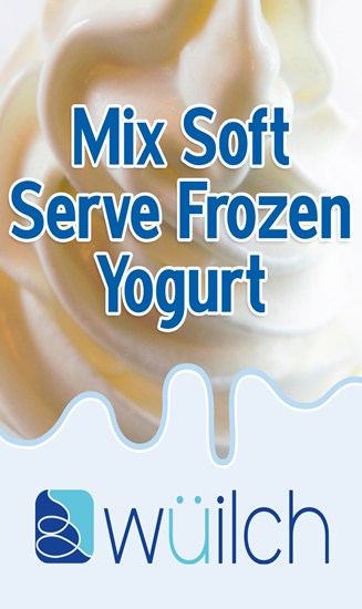 mix soft serve frozen yogurt
